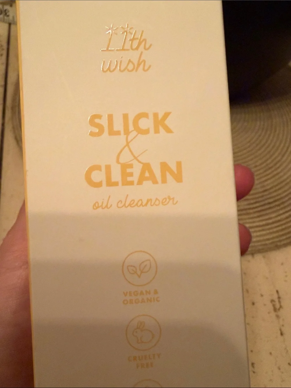 11th Wish Slick & Clean Oil Cleanser Sealed in Box 4.06 Oz.
